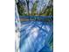 A spacious blue-painted deck perfect for outdoor relaxation and entertainment at 126 Pleasant Hill St, Lancaster, SC 29720
