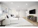 Cozy living room with a neutral color palette, plush seating, and stylish decor at 129 Millstream Dr, China Grove, NC 28023