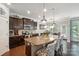 Beautiful kitchen with a large island, granite countertops, and stainless steel appliances at 13402 David Jennings Ave, Charlotte, NC 28213