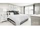 Cozy bedroom features neutral colors, a plush bed, bedside tables, and bright natural lighting at 2067 Stephens Farm Dr # C, China Grove, NC 28023