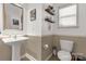 A clean, well lit bathroom with traditional fixtures and neutral decor at 246 Mallard Head Dr, Rock Hill, SC 29732