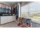 Spacious walk-in closet with custom shelving and ample storage space at 341 Pleasant Hill Se Dr, Concord, NC 28025