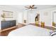 Spacious bedroom with dark hardwood floors, ample closet space, and bright, natural light at 406 S Gaston St, Dallas, NC 28034