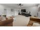 This living room is very large and has couches for entertaining and relaxing at 615 Welker St, Charlotte, NC 28204