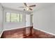 Bedroom featuring a ceiling fan and natural light at 6712 Santa Maria Ln, Charlotte, NC 28227