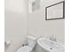 Clean half bath with modern fixtures and neutral decor at 7004 Everly Commons Ln, Tega Cay, SC 29708