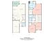 Detailed floor plan illustrating the layout of the home's living spaces, including bedrooms and bathrooms at 7004 Everly Commons Ln, Tega Cay, SC 29708