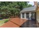 Backyard featuring a wood deck and brick siding at 781 Summerwood Dr, Rock Hill, SC 29732