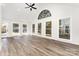 Spacious living room with hardwood floors, high ceilings, and large windows at 781 Summerwood Dr, Rock Hill, SC 29732