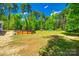 Large yard with mature trees, lush lawn and above ground pool at 1006 Chambers Rd, York, SC 29745