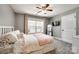 Neutral bedroom featuring a window and a ceiling fan at 1006 Chambers Rd, York, SC 29745