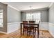 Cozy dining room with hardwood floors and a window view at 1006 Chambers Rd, York, SC 29745