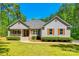 Charming single-story home with gray siding, orange shutters, covered porch, and well-manicured lawn at 1006 Chambers Rd, York, SC 29745