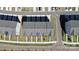 A high aerial view of modern townhomes on a well-manicured street at 147 Morning Gap Pkwy, Fort Mill, SC 29715