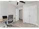 Office featuring natural light, a modern desk, and closet storage at 147 Morning Gap Pkwy, Fort Mill, SC 29715