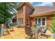 Charming deck with room to relax and enjoy the outdoors at 15535 Eagleview Dr, Charlotte, NC 28278