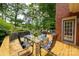 Spacious outdoor deck with patio furniture, perfect for relaxing and entertaining at 15535 Eagleview Dr, Charlotte, NC 28278