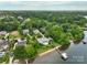 Enjoy stunning views of the lake and nearby mountains from this lovely house with a private dock and sandy beach at 166 Wilson Lake Rd, Mooresville, NC 28117