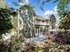 Landscaped exterior backyard and patio with outdoor seating at 166 Wilson Lake Rd, Mooresville, NC 28117
