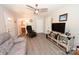 Living Room featuring neutral color scheme, bathroom, and entertainment center at 2263 Starbrooke Dr, Newton, NC 28658