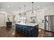 Beautiful kitchen with a large island, modern appliances, and ample counter space at 2841 Attaberry Dr, Charlotte, NC 28205