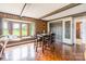 Eat-in dining area with hardwood floors, bay window seating, and natural light at 286 Bell Farm Rd, Statesville, NC 28625