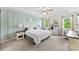 Serene bedroom featuring soft lighting, a comfortable bed, and soothing color palette, creating a peaceful retreat at 2936 Shumard Dr, Gastonia, NC 28054