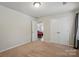 A spacious bedroom with double closets offers a versatile space that is ideal for rest or creativity at 314 Pulaski Sw Dr, Concord, NC 28027