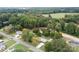 Aerial shot reveals the home, long driveway, fenced yard, and established trees at 3430 Stokes Ferry Rd, Salisbury, NC 28146