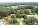 Overhead shot displays the home, driveway, mature trees, and sprawling lawn at 3430 Stokes Ferry Rd, Salisbury, NC 28146
