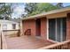Lovely back deck with space for seating and easy access to the home's interior at 3430 Stokes Ferry Rd, Salisbury, NC 28146