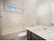 Bathroom with tiled floor, bathtub, shower, vanity, and modern fixtures at 515 Edmunds Ln # 38, Clover, SC 29710