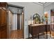 Convenient in-home elevator for easy access between floors with traditional wood detailing at 627 S Chapel St, Landis, NC 28088