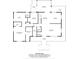 Floor plan showcasing kitchen, living room, bedrooms, and a sunroom at 627 S Chapel St, Landis, NC 28088