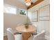 Cozy dining nook with a stylish table, four chairs, and natural lighting at 1438 Larkfield Ln, Charlotte, NC 28210