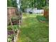 Lush backyard featuring raised garden beds and an above ground pool at 1623 Mulberry Cir, Rock Hill, SC 29730