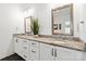 Bathroom features a double vanity with granite countertops and modern fixtures at 1688 Avalon Dr, Rock Hill, SC 29730