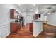 Kitchen with stainless steel appliances, granite counters, and breakfast bar seating at 1863 New Castle Dr, Fort Mill, SC 29707