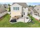 Outdoor patio with dining and lounge seating, perfect for entertaining in the backyard at 1988 Clear Brooke Dr, Kannapolis, NC 28083