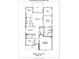 Detailed floor plan showcasing the layout of the home, including room dimensions and connections at 2124 Katie Alice Cir, Waxhaw, NC 28173