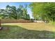 Large backyard with healthy green grass and wood privacy fence at 232 Avery St, Fort Mill, SC 29715