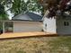 Beautiful home with a newly finished wooden deck offering additional outdoor living space at 300 Kelly St, Statesville, NC 28677