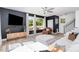 Cozy living room featuring modern decor, hardwood floors, and ample natural light at 302 Wesley Heights Way, Charlotte, NC 28208
