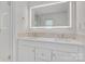 Bathroom featuring dual sinks and a modern mirror at 308 Southland Rd, Huntersville, NC 28078