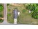 An aerial view of the home, yard, and shed at 3124 Banks St, Lincolnton, NC 28092