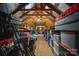 Spacious attic with exposed wood beams, offering ample storage and potential for customization at 327 Kenway Loop, Mooresville, NC 28117