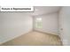 Bedroom features a plush carpet and a bright window at 3404 Lacebark Ln, Gastonia, NC 28056