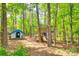 Outdoor playground equipment in a wooded area at 4307 Edgeland Rd, Edgemoor, SC 29712