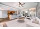 Bright living area with hardwood floors, open to the kitchen and dining area at 6849 Blake Brook Dr, Concord, NC 28025