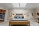Sunlit bedroom with a skylight, stylish decor, and natural light at 974 Queens Rd, Charlotte, NC 28207